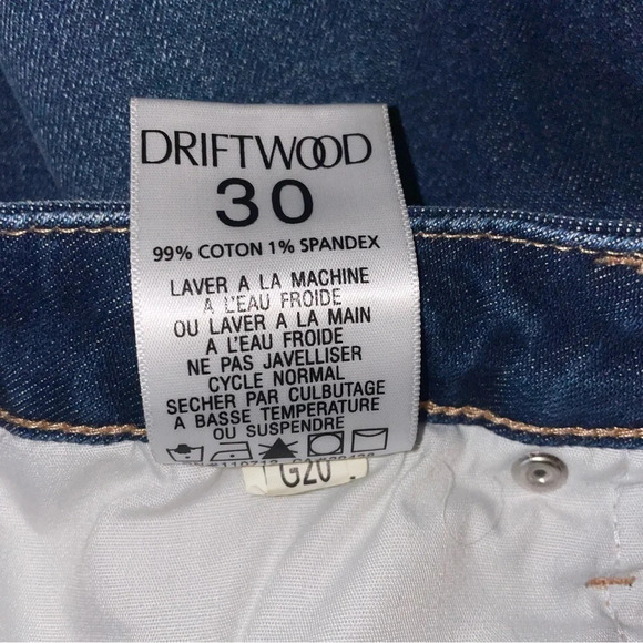 DRIFTWOOD Gizelle Girlfriend Skinny Jeans Destructed Distressed Size 30 - Picture 16 of 16